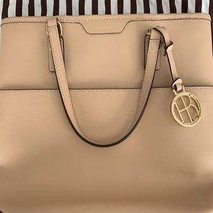 Henri Bendel cream crossbody purse